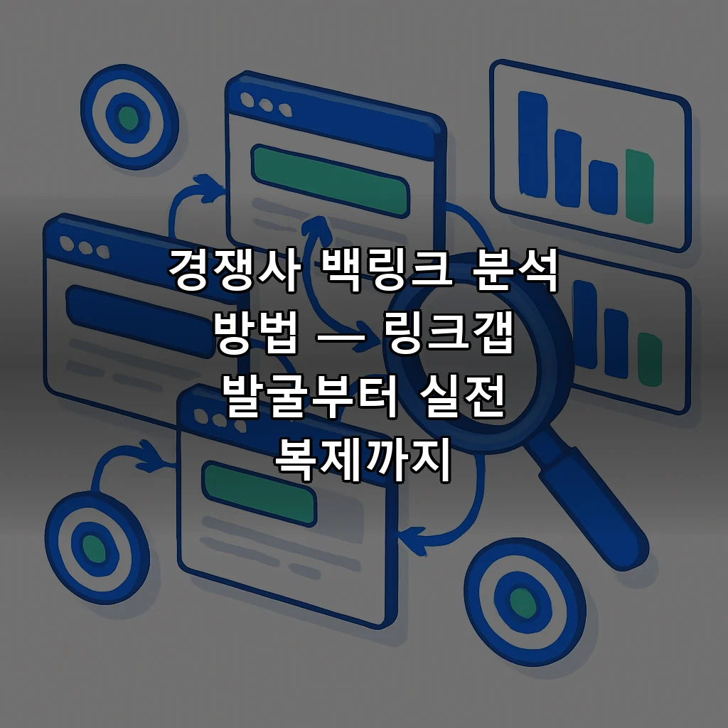 경쟁사 백링크 분석 방법 — 링크갭 발굴부터 실전 복제까지